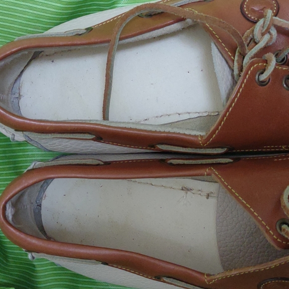 Men's lightly used leather boat shoes sz 13 - Picture 2 of 6